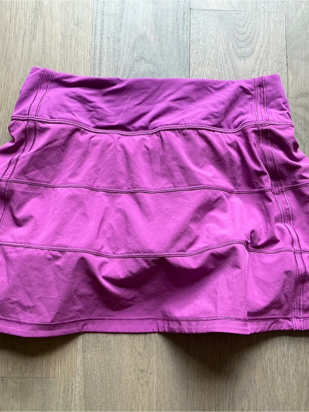 vivid plum lululemon pace rival skirt